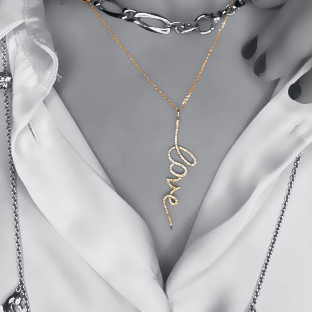Diamond Love Necklace-paris-filter