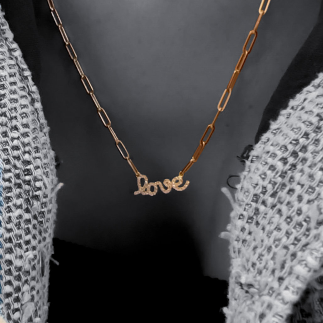 lulu _love_ necklace